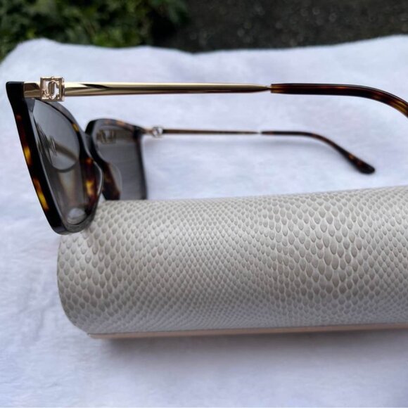Jimmy Choo Sunglasses - Havana & Black - Picture 3 of 5